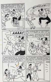 De Moor, Bob | De Moor, Bob - Planche originale - Barelli et le nez de Cléops - (1975) | Catawiki