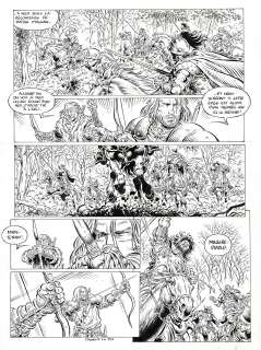 Swolfs | Légende, Le maître des songes, planche originale à l’encre de chine pour cet album paru en 2008 chez Soleil. | Septimus