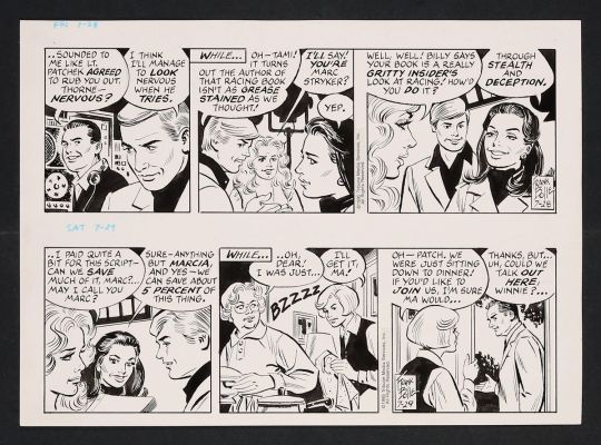 Frank Bolle | Original Art for the Winnie Winkle Comic Strip (7/28 & 7/29 1995) by Frank Bolle | mycomicshop.com (Buy It Now)