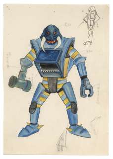 Souji Ushio (Tomio Sagisu) Hand-Drawn Color Illustration Denjin Zaborgar | Mandarake (Big Web)