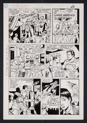 Jim Mooney, Ty Templeton | Original Art from Superboy #7 (1990) Page 6 Pencils by Jim Mooney, Inks by Ty Templeton | mycomicshop.com (Buy It Now)