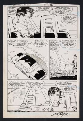 John Byrne | Original Art from Action Comics #597 (1988) Page 2 Pencils by John Byrne | mycomicshop.com (Buy It Now)