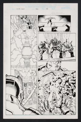 Sean Chen | Original Art from Iron Man #10 (1998) Page 18 Pencils by Sean Chen | mycomicshop.com (Buy It Now)