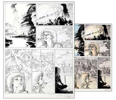 Weyland | Aria, planche n°1 Ã  l’encre de Chine et Ã  l… | Millon