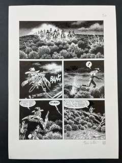 Fabio Civitelli | Fabio Civitelli Tex: la Cavalcata del morto - 1x tavola originale - (2012) | Catawiki