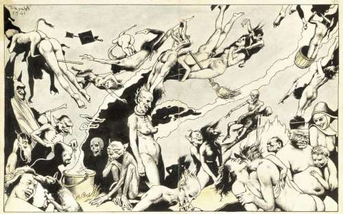 Caprioli Franco - "Il sabba delle streghe", | Urania Casa d’Aste