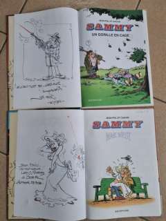 Jean-Pol / Cauvin | Sammy T33 + T34 - avec 2 dédicaces par Jean-Pol - Cartonné - EO - (1997/1998) | Catawiki