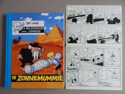 Nys, Jef | Original page (strips 93 to 96) + 2 corresponding albums  - Jommeke  - De Zonnemummie  - (1962) | Catawiki