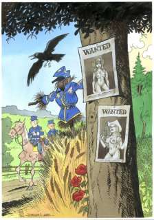 Gürsel, Gürçan | Gürsel, Gürçan - Originele tekening in kleur - Hommage à Lambil | Catawiki