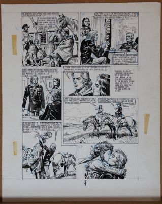 Paolo Eleuteri Serpieri | Tavola originale per Lanciostory 18 del 1976 ‘Magia bianca, magia rossa’. Cm. 34 x 42. Pag. 7. Ripubblicata da Edizioni Di ‘Opere prime vol. 3’ | Art e Fumetto
