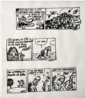Carali  (Paul Karali, Dit) (1945) - CARALI Planche originale en 3 strips parue dans le magazine…