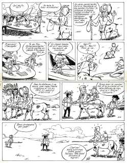 Gos | Le Scrameustache, Le Magicien de la grande Ourse, planche originale à l’encre de chine. | Septimus