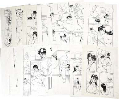 Maina Booi Hand-Drawn Manuscript "Maihime Shame Cage" 24 sheets (inconsistent) | Mandarake (Big Web)