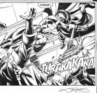 JLA Foreign Bodies. Featuring the Birds of Prey HUNTRESS. | Unreal Books