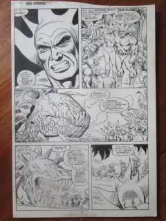 Don Heck | SOLO AVENGERS N° 19 - HAWKEYES DESERT DOOM - Original Artwork - (1988) | Catawiki