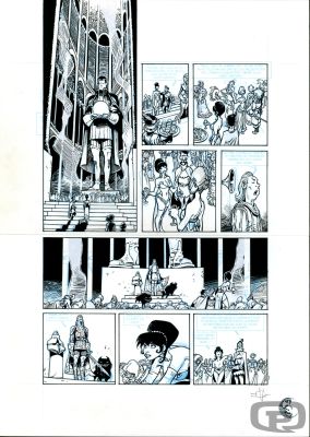 Olivier Vatine | Cixi Volume 2, Page 05 - Original Art by Olivier Vatine | Pulp’s Art