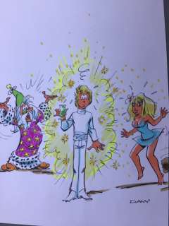 Dany | Dany - Dessin original couleur - Olivier Rameau - Potion magique | Catawiki