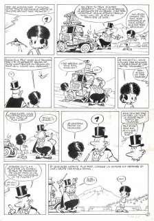 Dupa | Petit Biniou, planche n°3 Ã  l’encre de Chine… | Millon