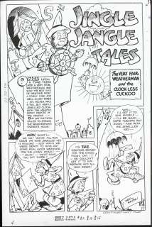 Carlson- Jingle Jangle Tale- 8 pg Story Proof (unknown date) | Russ Cochran