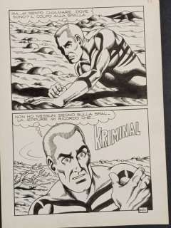 Magnus & Bunker | Kriminal n. 300 - Magnus & Bunker - Tavola Originale "Le Bare di Ghiaccio" - Page volante - Exemplaire unique - (1971) | Catawiki