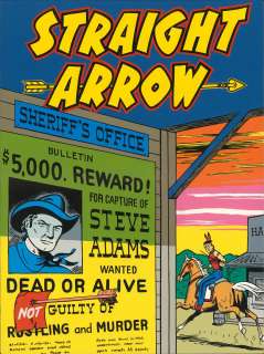 Meagher-RECREATION Cover Painting & Comic book- STRAIGHT ARROW No. 26 (1952) | Russ Cochran