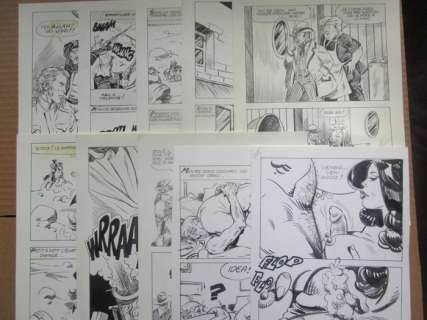 Del Mestre Danilo Grossi Stelio Fenzo | BD erotiques - 10x planches originales - Page volante - Exemplaire unique | Catawiki