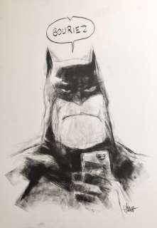 Frezzato, Massimiliano | Frezzato, Massimiliano - Illustrazione originale “Batman - Souriez” - (2021) | Catawiki