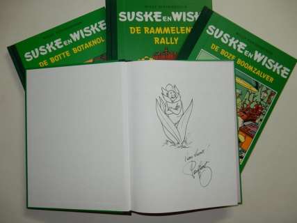 Willy Vandersteen / Paul Geerts + Studio | Suske en Wiske - Lot van 4 luxe albums - Met 4 opdrachttekeningen Paul Geerts - Cartonné - EO - (2001/2007) | Catawiki