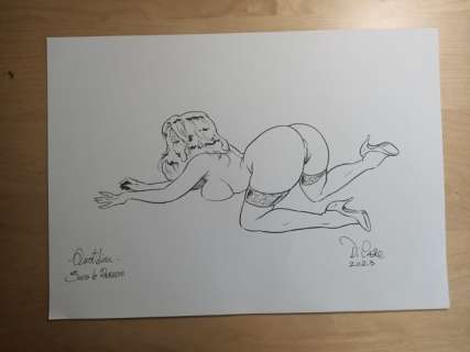 Gabriele Di Caro | G. Di Caro - original artwork "Quotidien" - Page volante - Exemplaire unique (2023) | Catawiki