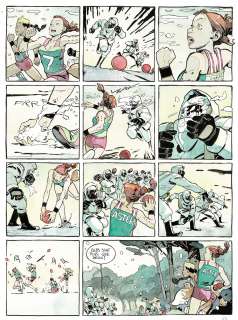 Merwan | Mécanique céleste, planche originale à l’encre de chine et à l’aquarelle. | Septimus