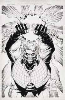 Keu Cha and Jason Gorder Rising Stars #2 Cover Original Art (Image, 1999). This electrifying cover for the -