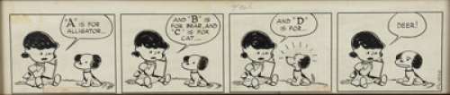 Charles Schulz Peanuts Daily Comic Strip Original Art dated 9-5-52 (United Feature Syndicate, 1952). This early - | Heritage