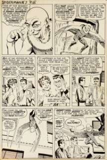 Steve Ditko Amazing Spider-Man #7 Vulture page 12 Original Art (Marvel, 1963). From the dawn of the Marvel - | Heritage