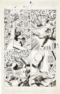Jack Kirby and Vince Colletta Thor #141 page 10 Original Art (Marvel, 1967). The memorable final panel of - | Heritage