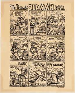 Robert Crumb Mr. Natural #1 Complete 1-page Story "Mr. Natural’s Old Man" Original Art (Apex - | Heritage