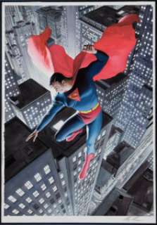 Alex Ross Superman:20th Century Painting Original Art (1998). As all informed Superman collectors know, the - | Heritage