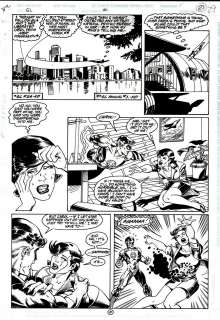 Claude St. Aubin, Romeo Tanghal - green lantern #40 p. 21 (great gl action page with carol ferris! ) 1993
