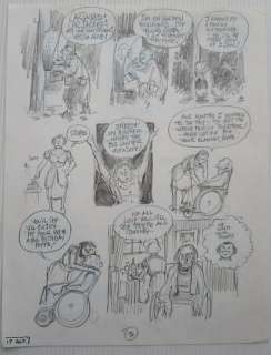 Eisner, Will | Will Eisner - Original Sketch Page (p.17) - alternatieve versie - A family matter - (1998) | Catawiki