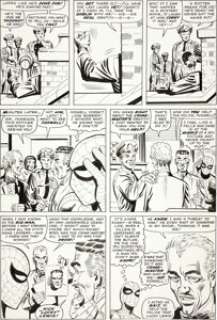 Steve Ditko The Amazing Spider-Man #27 Death of the Crime-Master Page 13 Original Art (Marvel, 1965). Some - | Heritage