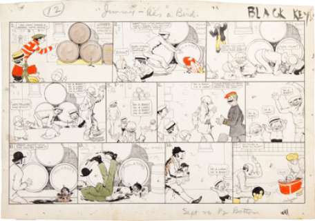 Jimmy Swinnerton Little Jimmy Sunday Comic Strip Original Art (1909). Drawn in California, where he was -