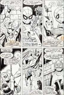 Sal Buscema, Mike Esposito, and Dave Hunt Marvel Team-Up #42 Spider-Man and the Vision Page 18 Original Art -