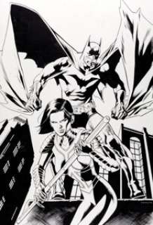 Kevin Nowlan Manhunter #28 Cover Original Art (DC, 2007). Manhunter Kate Spencer shares optimal cover space with - | Heritage