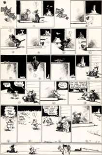 George Herriman Krazy Kat Sunday Comic Strip Original Art dated 5-4-41 (King Features Syndicate, 1941). There’s - | Heritage