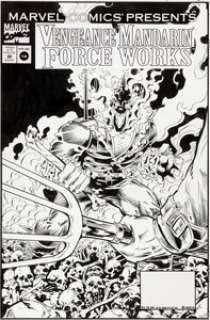 John Czop and Tim Dzon Marvel Comics Presents #170 Vengeance Alternate Cover Original Art (Marvel, 1994). The -