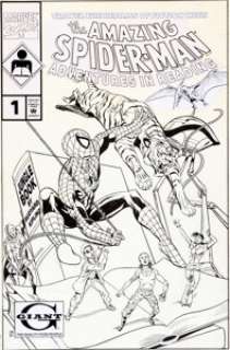 Alan Kupperberg Amazing Spider-Man: Adventures in Reading #1 Cover Original Art (Marvel, 1991). This offbeat - | Heritage
