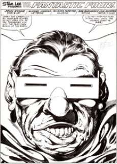John Byrne Fantastic Four #264 Mole Man Splash Page 1 Original Art (Marvel, 1984). It‘s the nefarious Mole Man -