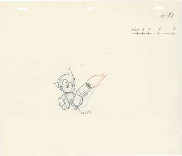 Tezuka Osamu Hand-Drawn Anime Original Picture "Astro Boy" A-11 | Mandarake (Big Web)