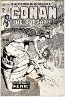 Barry Smith Conan the Barbarian #9 Cover Original Art (Marvel, 1971). Barry Windsor-Smith’s Conan the Barbarian - | Heritage