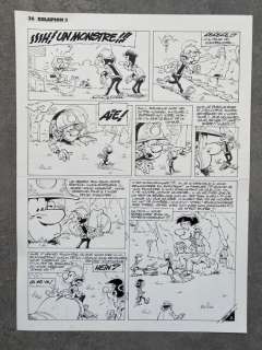 Seron, Pierre | Seron, Pierre - Planche originale - Les Petits Hommes T44 - Eslapion - (2010) | Catawiki