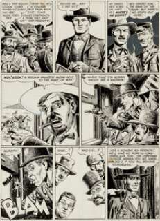 John Severin Two-Fisted Tales #38 "Warpath!" Page 2 Original Art (EC, 1954). It‘s no wonder John -